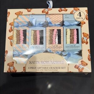 4-Piece Satin Scrunchies Gift Set